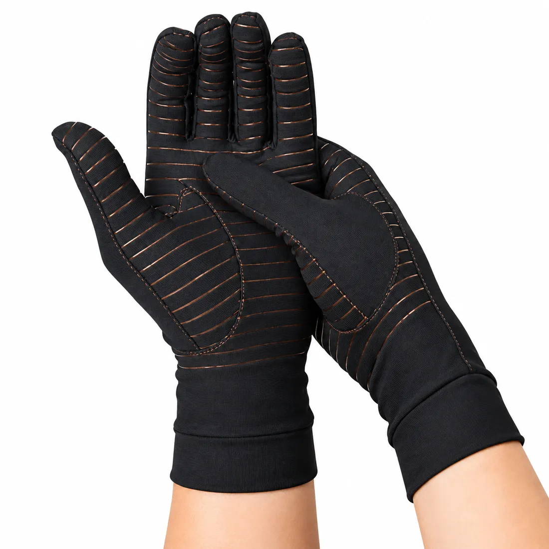 GUANTES PARA ARTRITIS CON FIBRA DE COBRE (PAR)